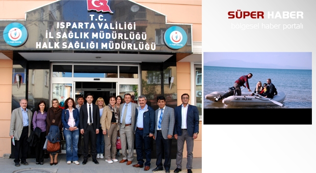 ÇEVRE SAĞLIĞI DAİRE BAŞKANLIĞI UZMANLARI İLE FRANSIZ UZMANLARIN  YÜZME SUYU ZİYARETİ