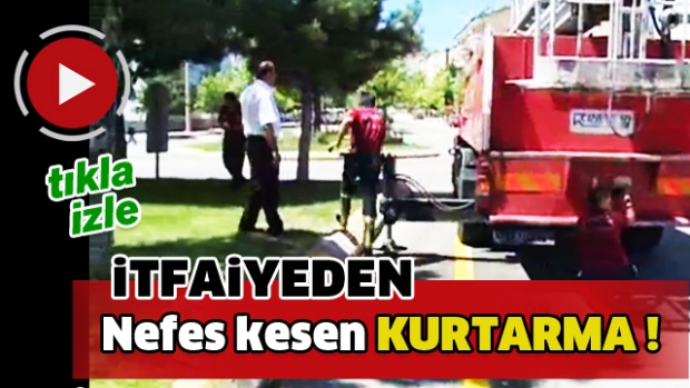 Isparta'da Nefes kesen kurtarma …