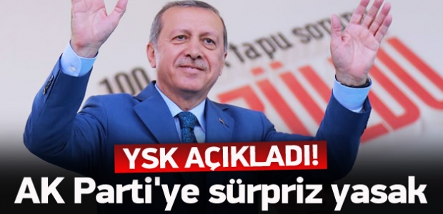 YSK'dan AK Parti'ye 'Dombra' yasağı