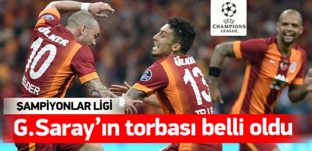 Galatasaray'ın torbası belli oldu
