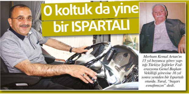 O KOLTUK DA YİNE BİR ISPARTALI