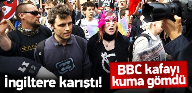 İngiltere'de hükümet protesto edildi