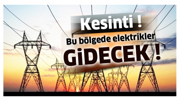 Isparta'da Elektrik Kesintisi