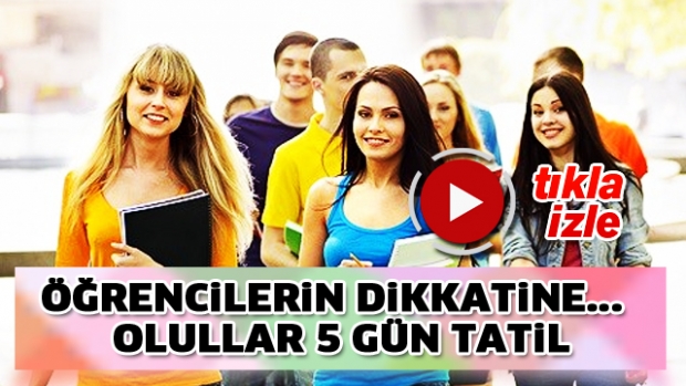 Öğrencilerin dikkatine...