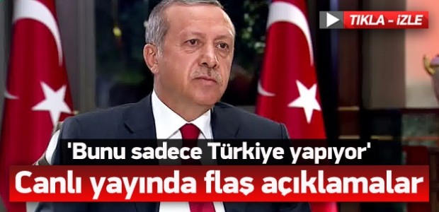 Erdoğan'dan canlı yayında önemli açıklamalar