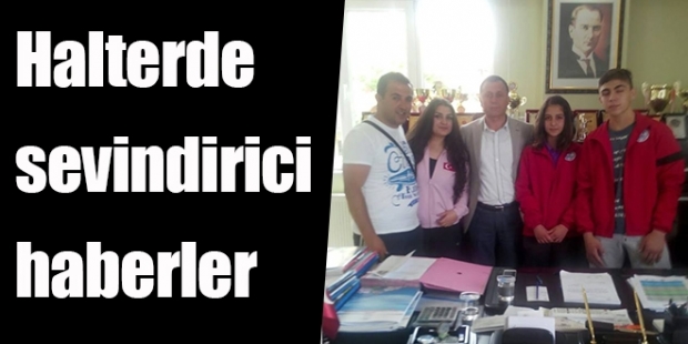 Halterde sevindirici haberler