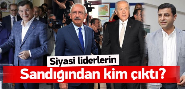 Liderlerin sandığından kim çıktı?