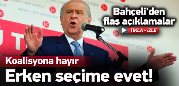 Bahçeli'den ilk açıklama