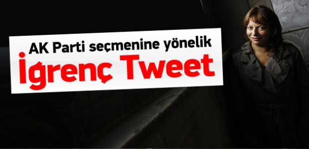 AK Parti seçmenine yönelik iğrenç tweet!