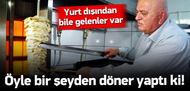 Öyle birşeyden döner yaptı ki !