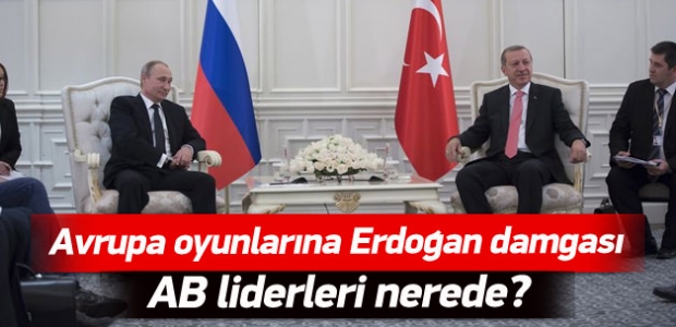 Erdoğan ve Putin Bakü'de buluştu