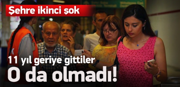''Kağıt bilet'' de çözüm olmadı