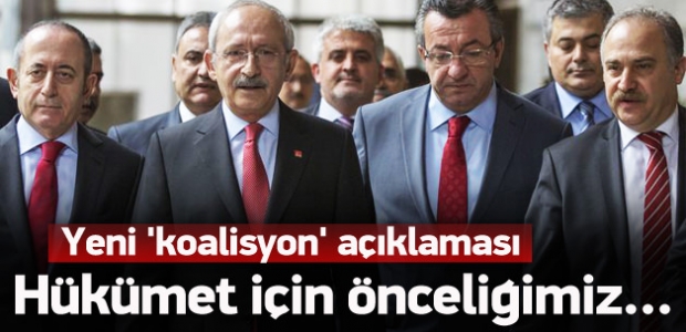 CHP'den flaş koalisyon açıklaması