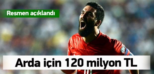 Resmen açıklandı! Arda için 120 milyon TL