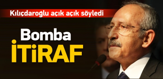 CHP lideri Kılıçdaroğlu'ndan koalisyon itirafı