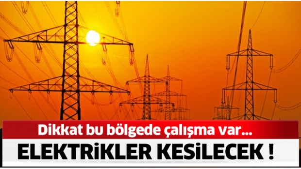 Isparta'da Elektrik Kesintisi