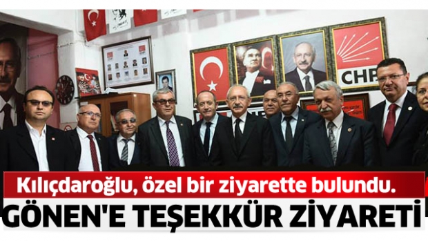 GÖNEN'E TEŞEKKÜR ZİYARETİ
