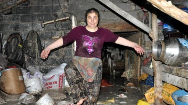 Isparta Sağanak Yağmura Teslim Oldu