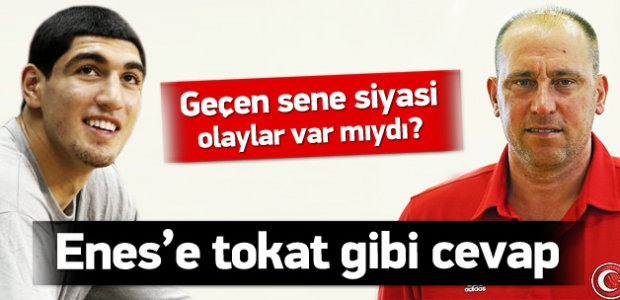 Erdenay'dan Enes Kanter'e tokat gibi cevap