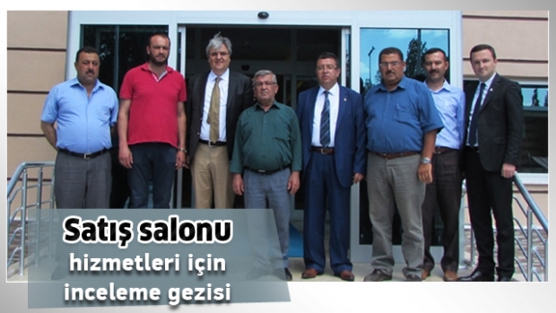 Satış salonu hizmetleri için inceleme gezisi