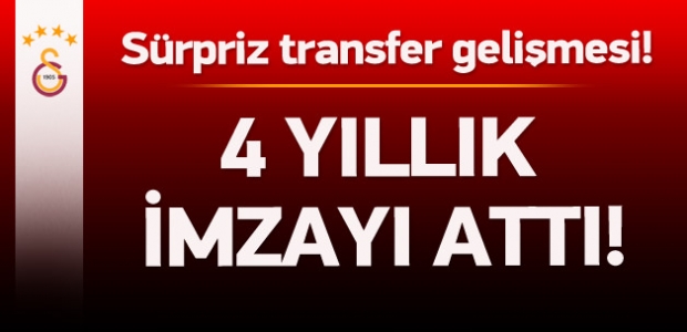 G.Saray'da sürpriz transfer gelişmesi