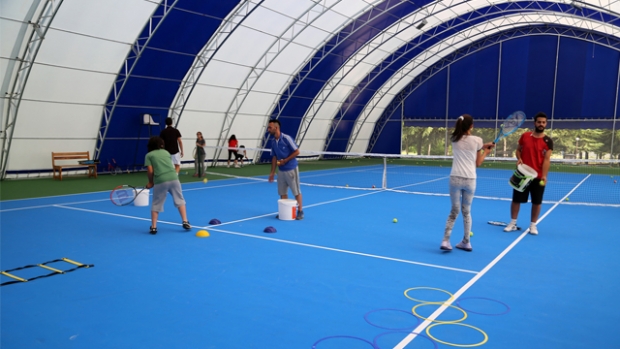 Batı Yerleşkesi Tenis Kortları Törenle Açıldı
