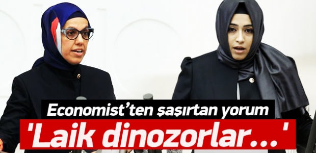 Economist'ten çarpıcı başörtülü vekil yorumu!