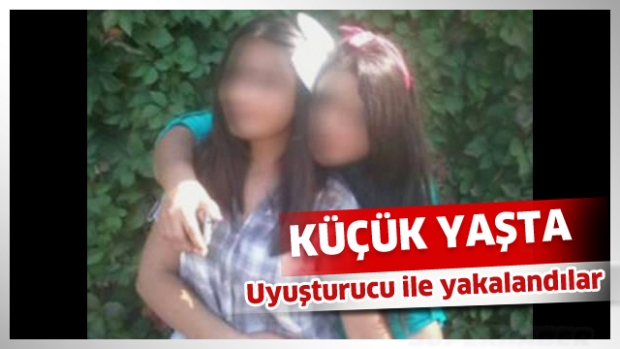 Küçük Yaşta İki Kız Çocuğu 2 Parça Uyuşturucu İle Yakalandı.