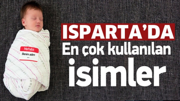 Isparta'da en çok kullanılan isimler