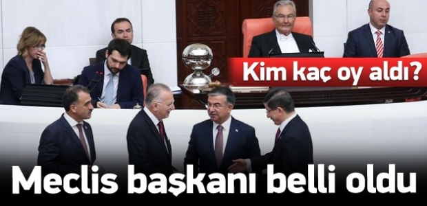 Meclis Başkanı belli oldu!