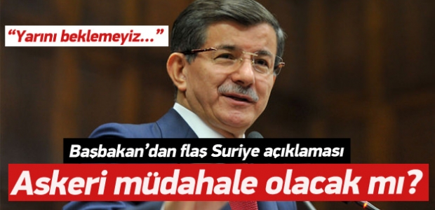 Davutoğlu'ndan flaş Suriye açıklaması