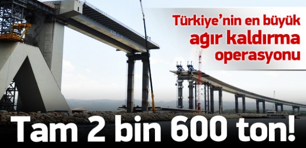 Körfez Köprüsü'nde rekor tabliye operasyonu