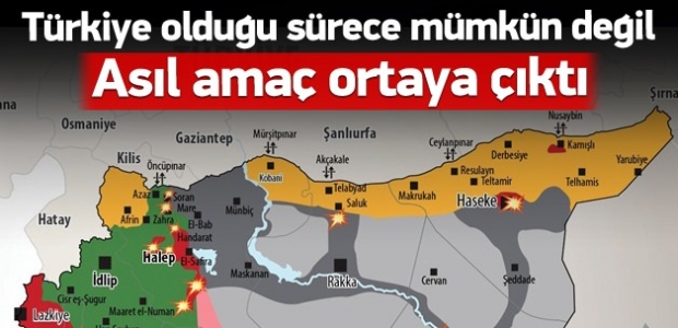Koridorun amacı Suriye’yi bölmek