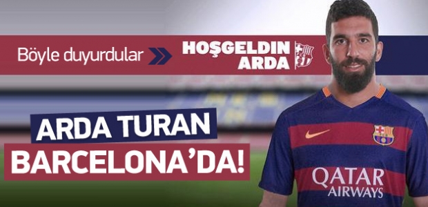 Ve Arda Turan Barcelona'da!