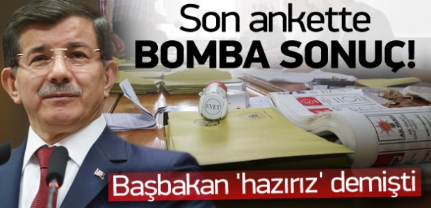 AK Parti'nin son anketinde bomba sonuç