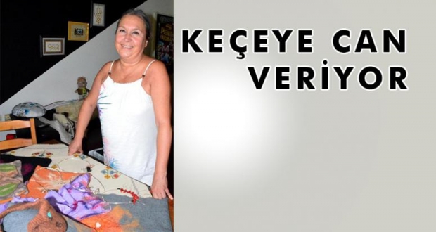 KEÇEYE CAN VERİYOR