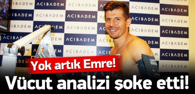 Emre'nin metabolik yaşı şoke etti!