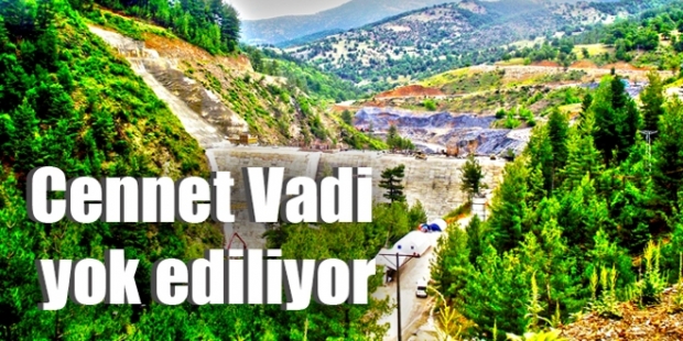 Cennet Vadi yok ediliyor Müteahhitlerin dağ kanunu