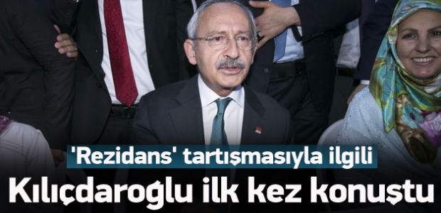 Rezidans' tartışmasıyla ilgili ilk kez konuştu
