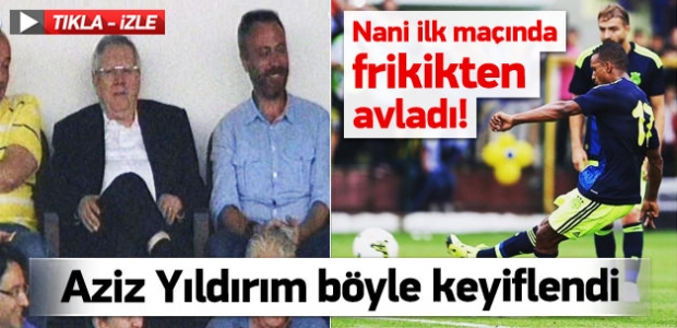 Nani ilk maçında frikikten avladı!