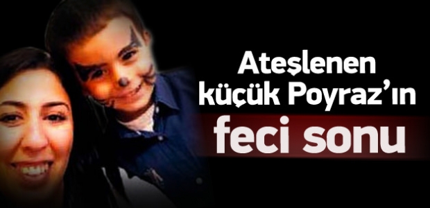 Ateşlenen küçük Poyraz'ın feci sonu