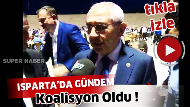 Isparta'da gündem koalisyon oldu