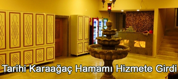 Tarihi karaağaç hamamı restore edildi ve Ispartalıların Hizmetine Açıldı