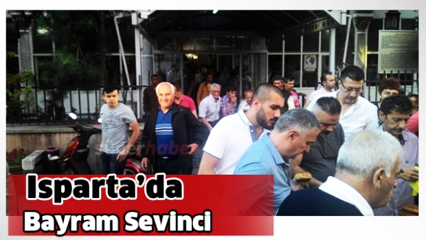 Isparta’da Ramazan Bayramı Sevinci