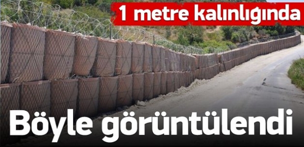 Sınıra roketatara dayanıklı duvar