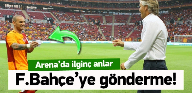 G.Saray'dan F.Bahçe'ye tarihi gönderme!