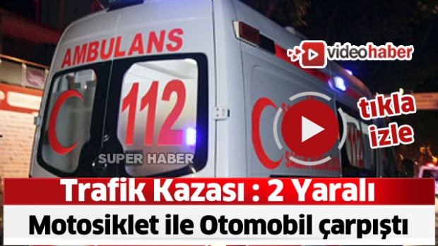 Uluborlu'da feci kaza  2 sürücü ağır yaralandı