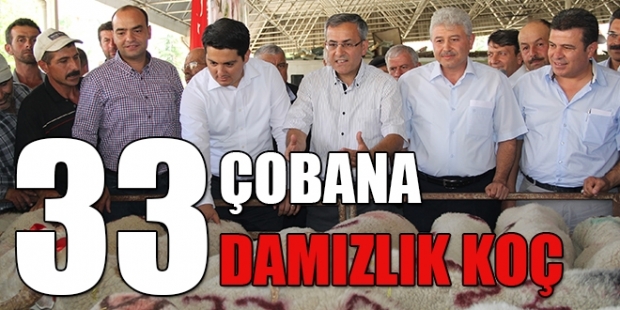 ISPARTA'DA 33 ÇOBANA 33 DAMIZLIK KOÇ