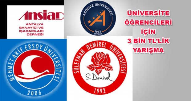 ÜNİVERSİTE ÖĞRENCİLERİ İÇİN 3 BİN TL’LİK YARIŞMA