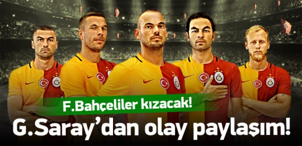 G.Saray'dan Fenerbahçe'ye gönderme!